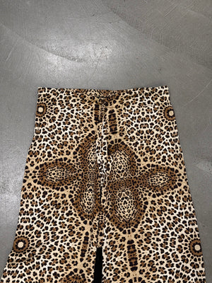 2007 Roberto Cavalli silk leopard print pants