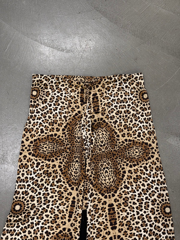 2007 Roberto Cavalli silk leopard print pants