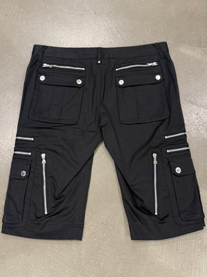 S/S2008 Dolce & Gabbana runway multi zipper cargo shorts