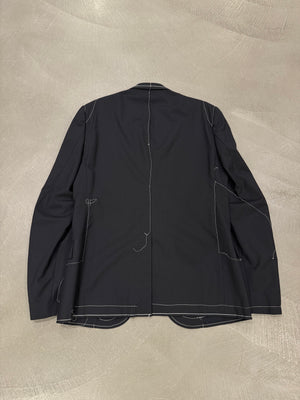 S/S2017 Maison Margiela runway basting stitch jacket