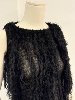 2000s Plein Sud fringe top