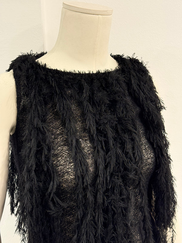 2000s Plein Sud fringe top