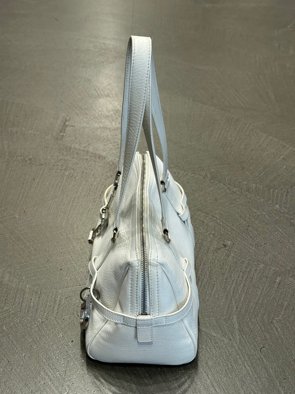 2000S Christian Dior by John Galliano leather bag with charms