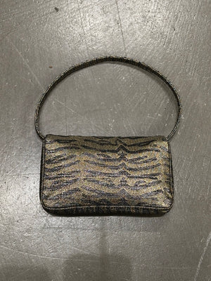 2000s Fendi mini Baguette bag with Shimmering Finish