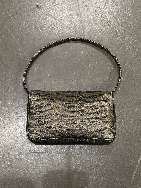 2000s Fendi mini Baguette bag with Shimmering Finish