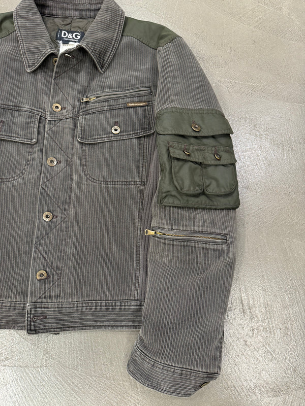 A/W 2004 Dolce & Gabbana hunting corduroy cargo jacket