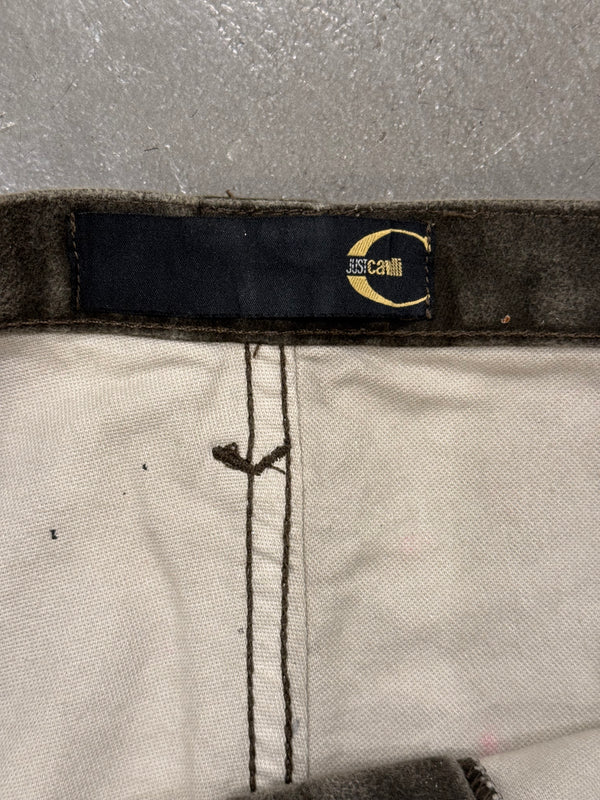 2000s Roberto Cavalli painted pants