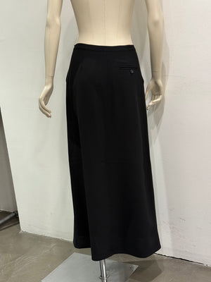 2000s Dolce & Gabbana black minimalist long skirt