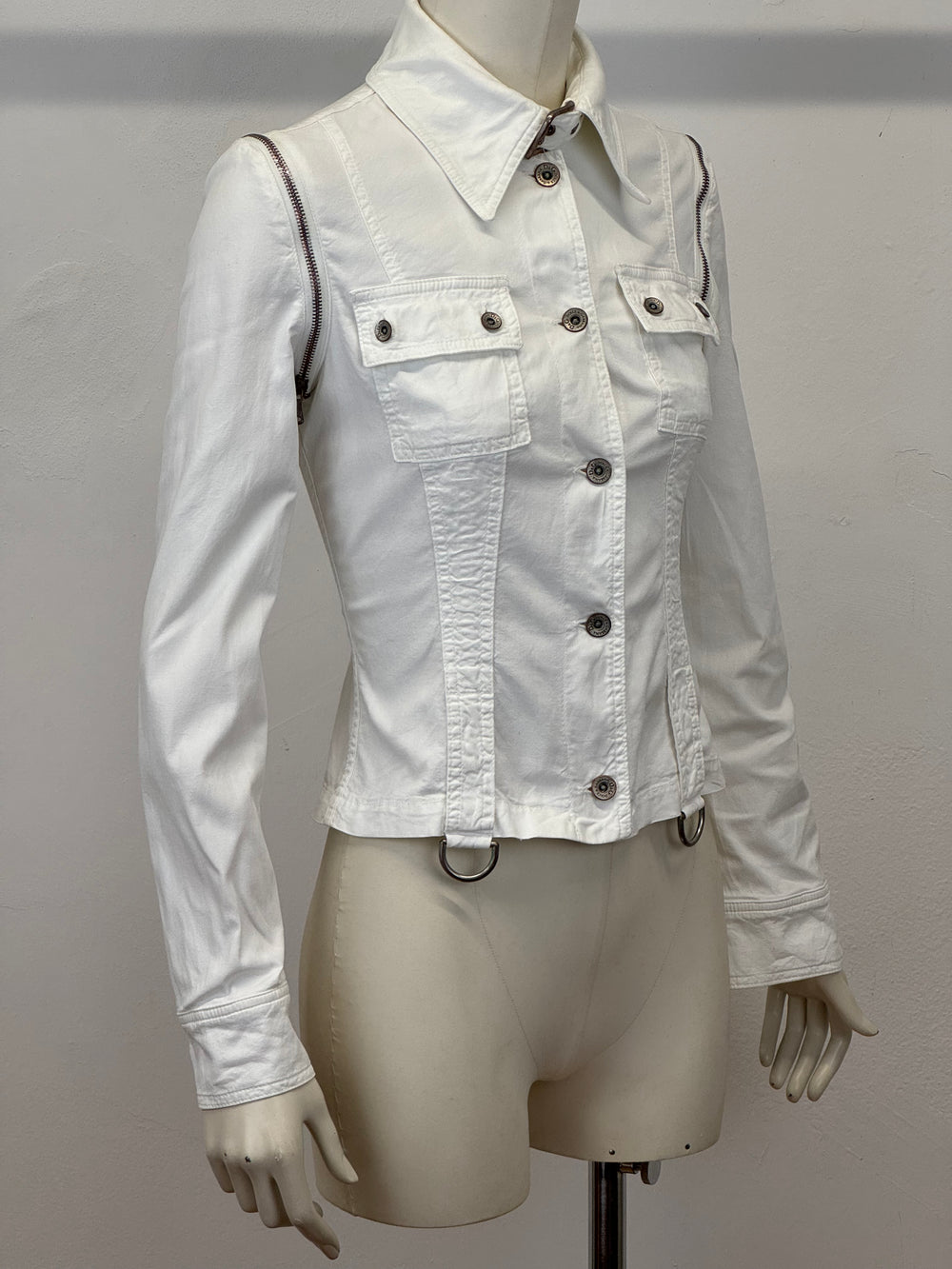 S/S2004 Dolce & Gabbana modular D-ring denim jacket