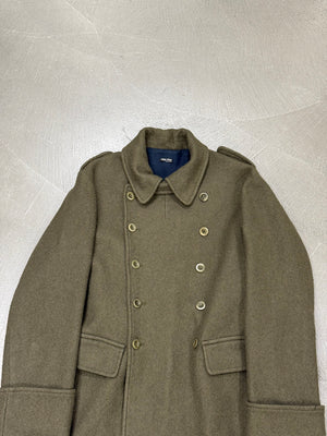 2000s Miu Miu wool military double breasted coat