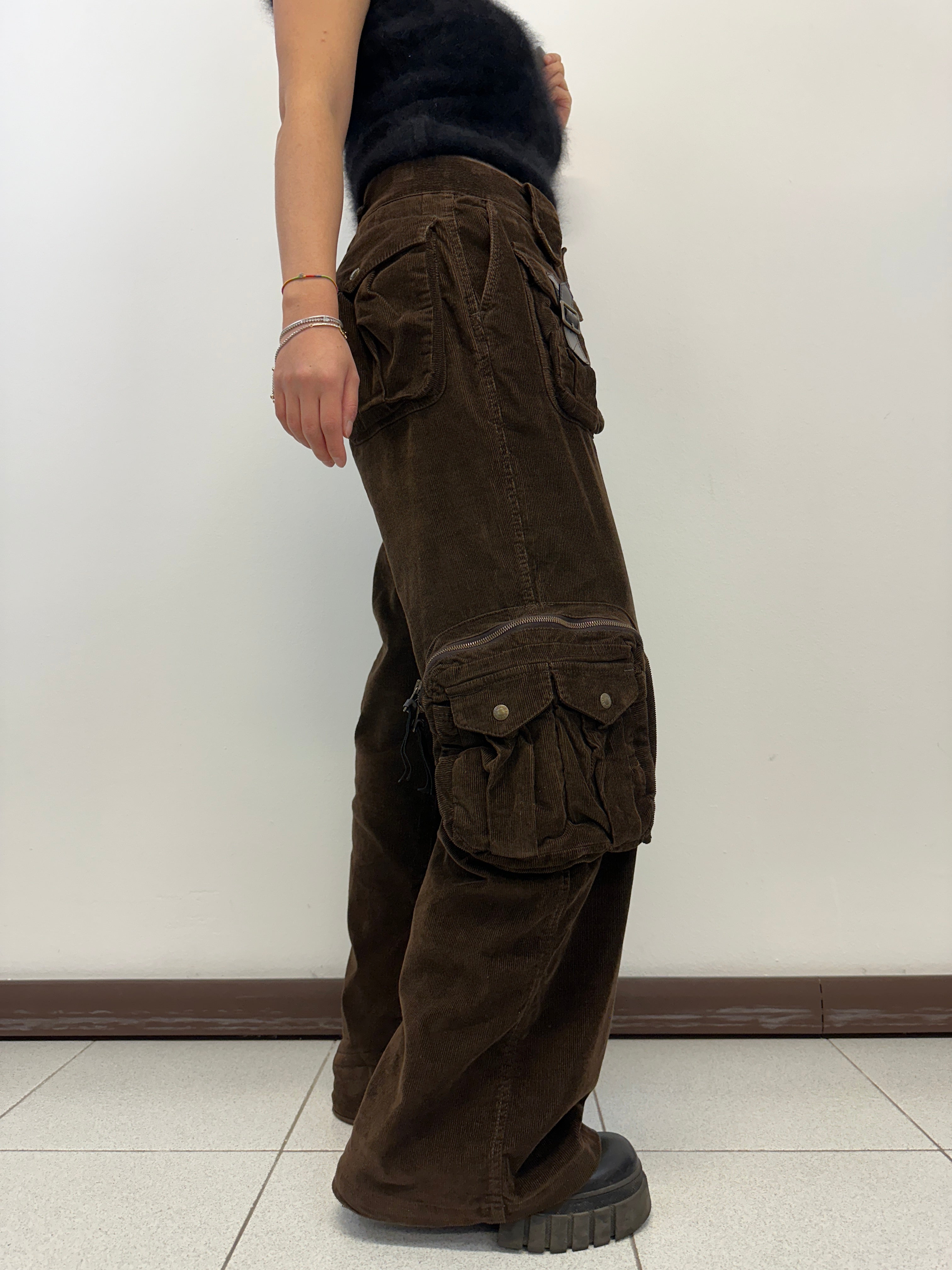 AW2002 Dolce & Gabbana hunting cargo pants