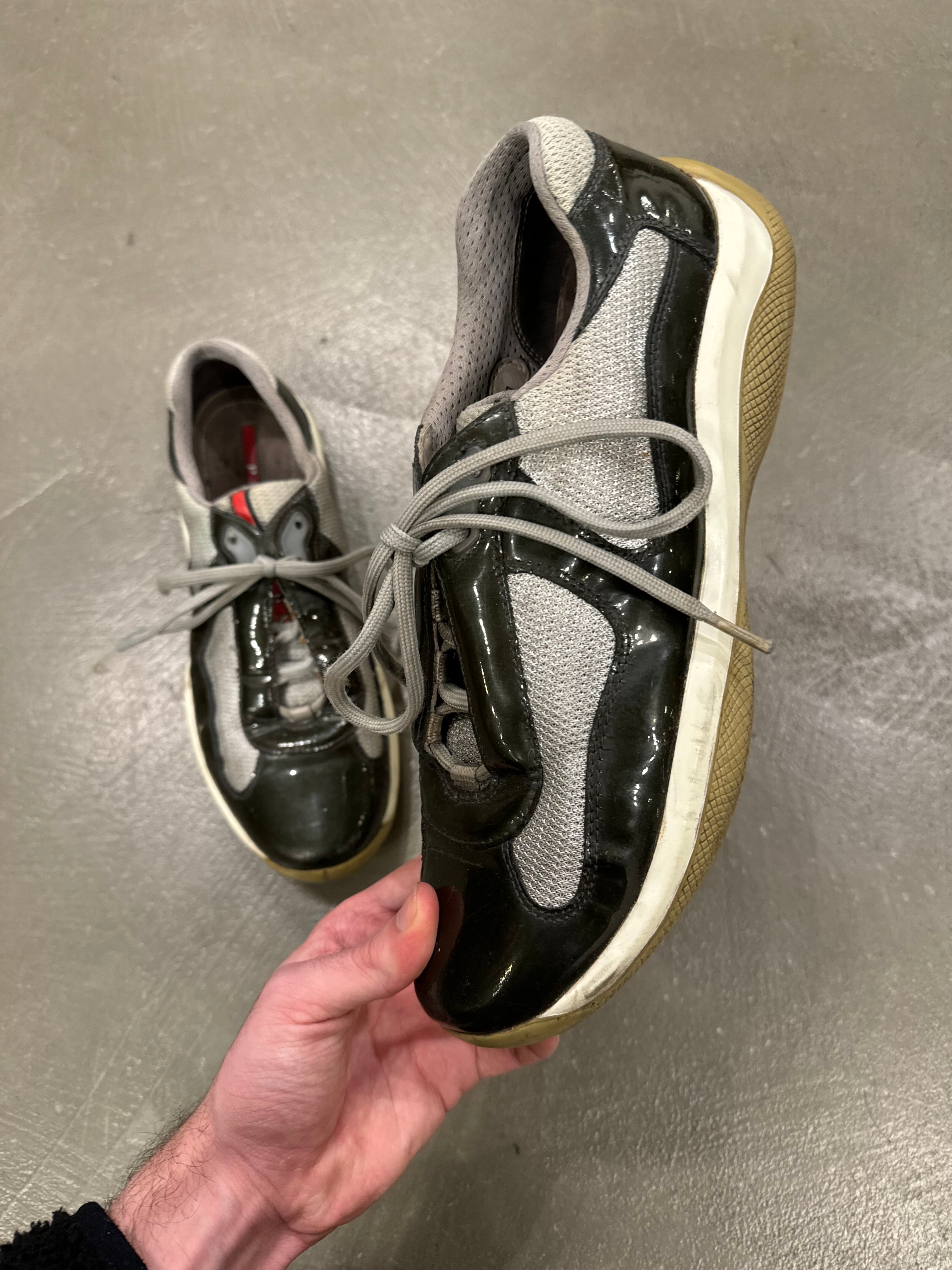 アウトレット限定品 Prada Archive Patent leather sandal y2k 【公式