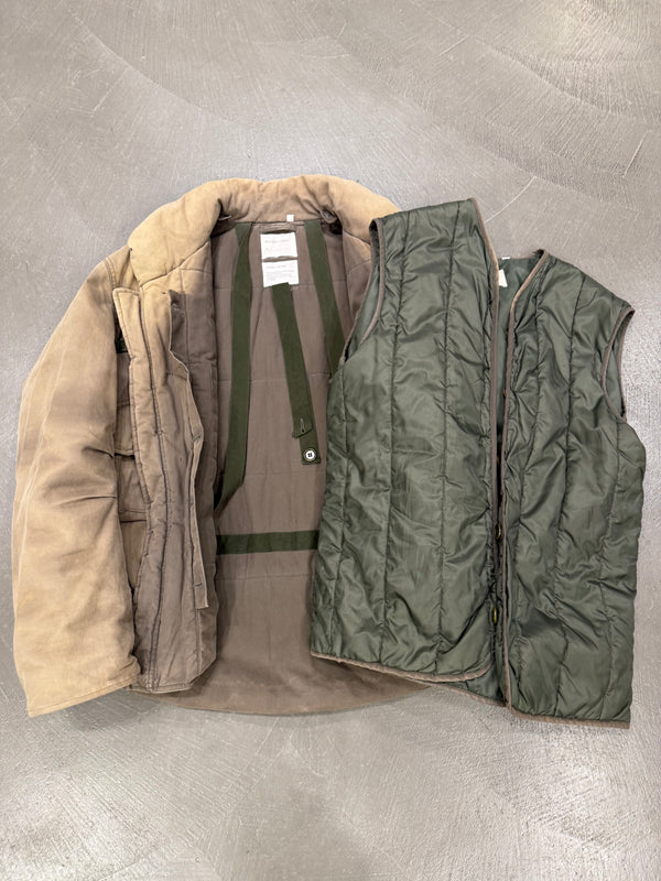 A/W1999 Helmut Lang sun faded M65 flak jacket
