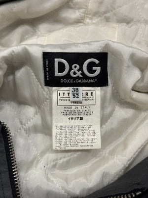 A/W2003 Dolce & Gabbana reflective cargo bomber jacket