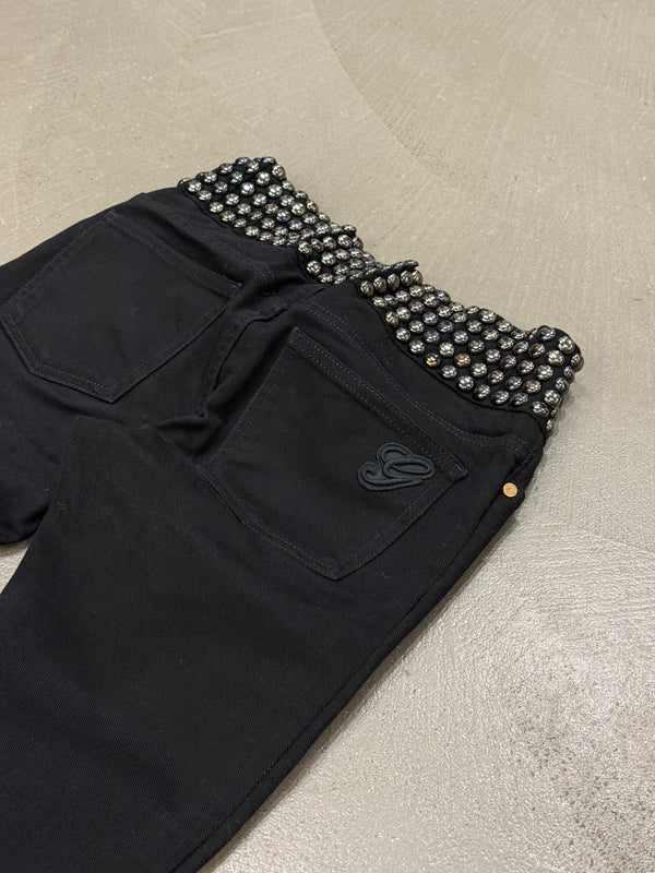 A/W2008 Gucci studded waist runway jeans
