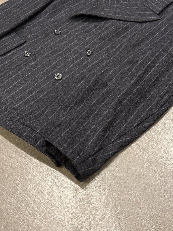 A/W2020 Maison Margiela pinstripe wool double breasted jacket
