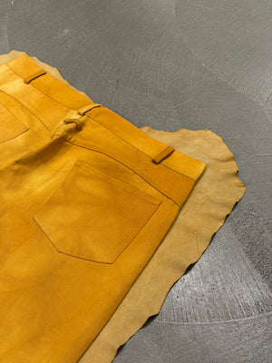 2000s Jean Paul Gaultier hybrid leather pants