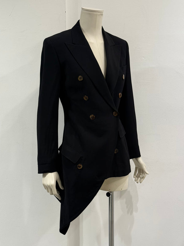 2000s Jean Paul Gaultier deconstructed tailored blazer