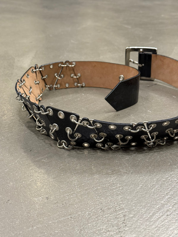 2000s Dolce & Gabbana pierced belts