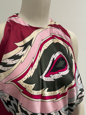S/S2001 Alexander McQueen "Voss" paisley top