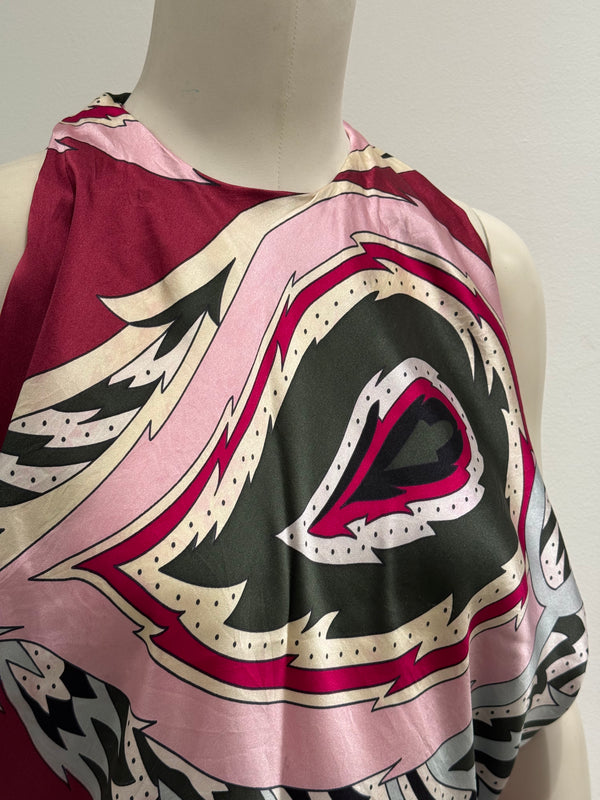 S/S2001 Alexander McQueen "Voss" paisley top