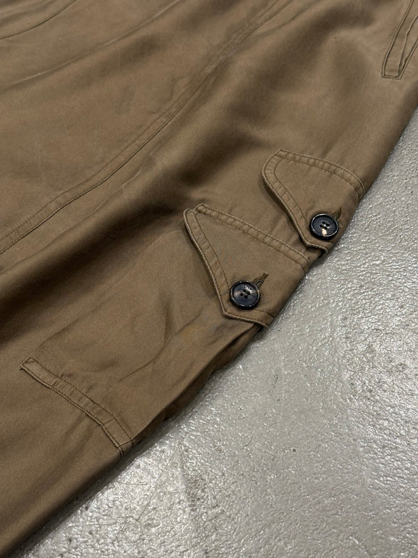 2010 Christian Dior drop crotch military shorts