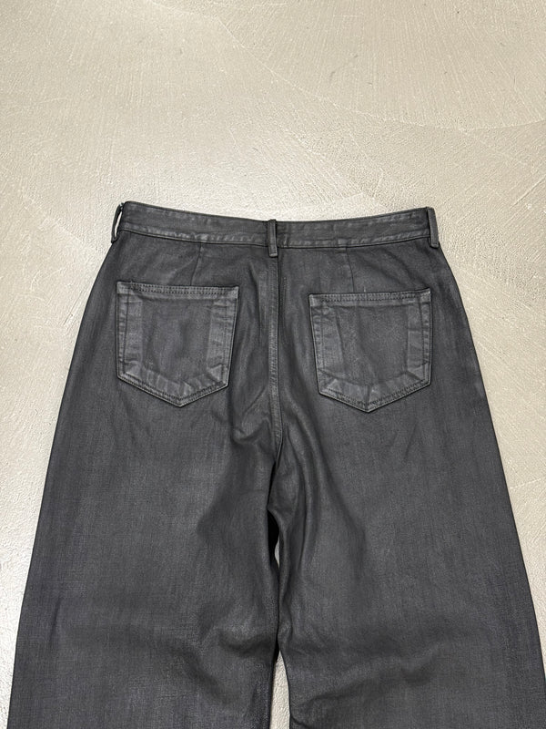 Rick Owens “Geth Cut” waxed pants