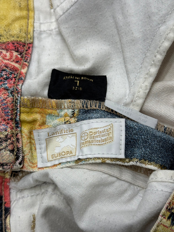 2000s Roberto Cavalli patchwork pants