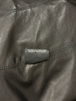 S/S2003 Gucci by Tom Ford corseted cropped runway leather jacket