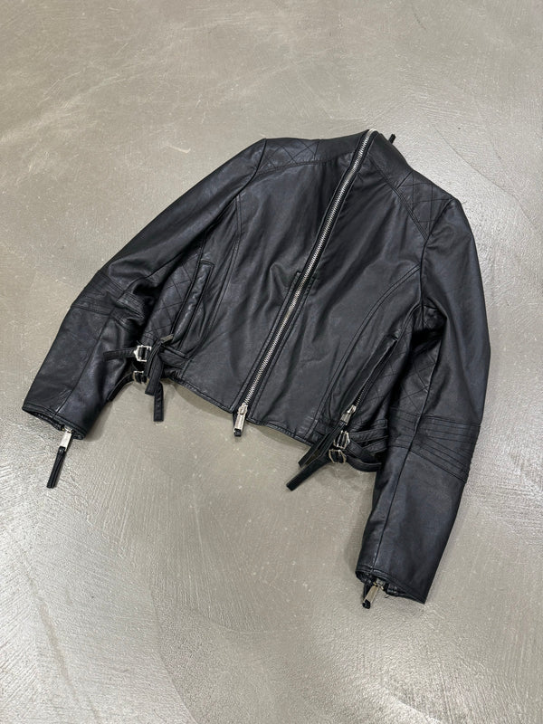 A/W 2007 Dsquared2 full zipper leather jacket