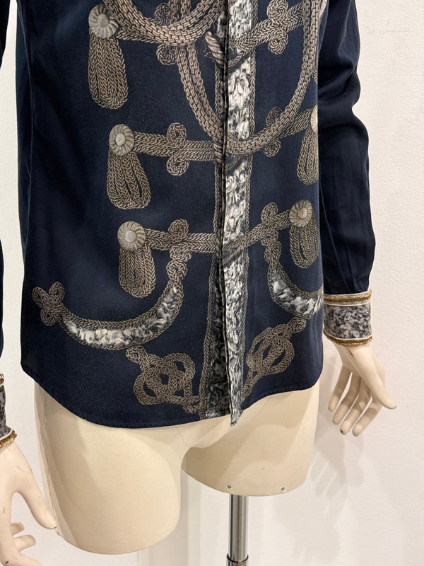 A/W2009 Dolce & Gabbana trompe l’oeil Napoleon officer shirt