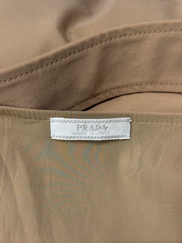 1997 Prada belted safari midi dress