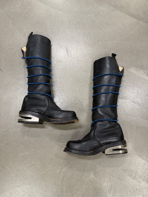 A/W1996 Dirk Bikkembergs "hole-heel" bungee boots