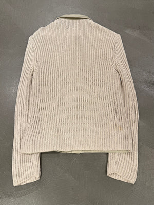 S/S2020 Maison Margiela ribbed-sleeve hybrid jacket