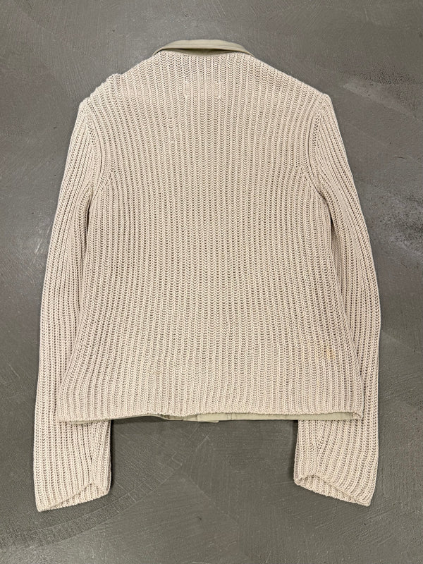 S/S2020 Maison Margiela ribbed-sleeve hybrid jacket