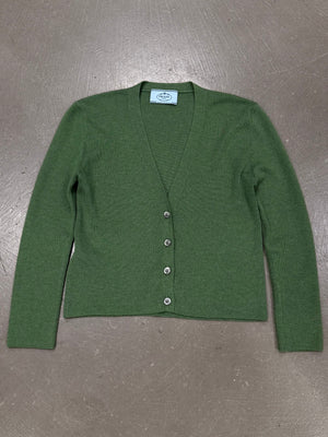 2018 Prada cropped knit cardigan