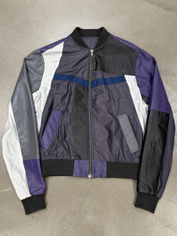 S/S2007 Maison Margiela patchwork paneled bomber jacket