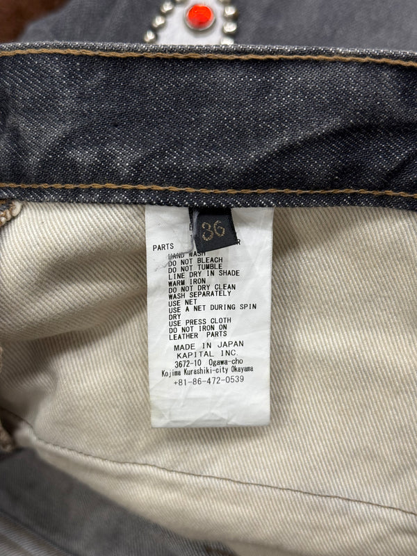 Kapital monkey cisco studded jeans