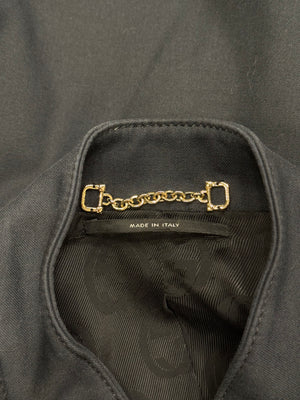 2006 Gucci cropped military jacket with chain