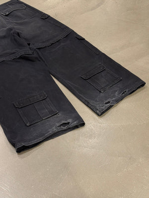 Vetements multi-pocket transformable baggy cargo pants