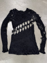Load image into Gallery viewer, 2000s Roberto Cavalli spiderweb mohair destroyed knit
