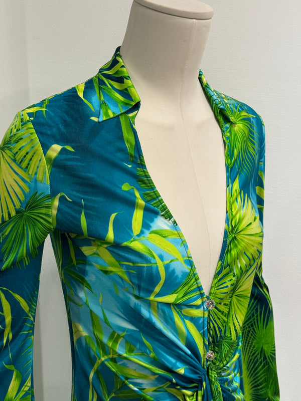 S/S2000 Gianni Versace jungle midi dress