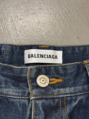 2020 Balenciaga faded wide skirt