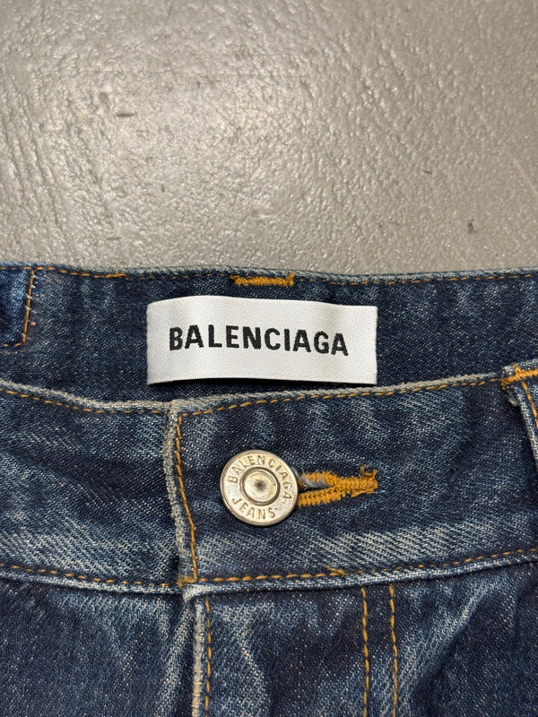 2020 Balenciaga faded wide skirt