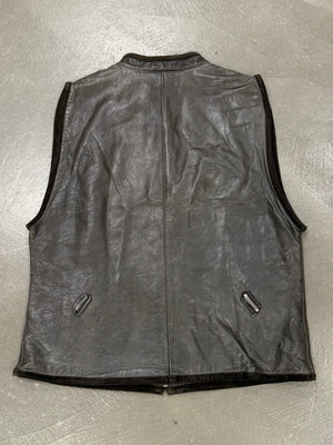 1980s Gianni Versace studded leather vest