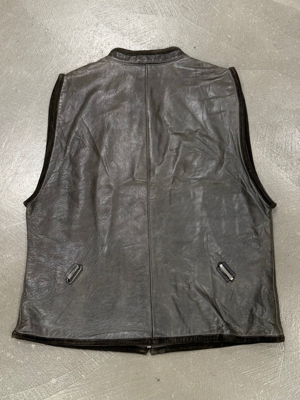 1980s Gianni Versace studded leather vest