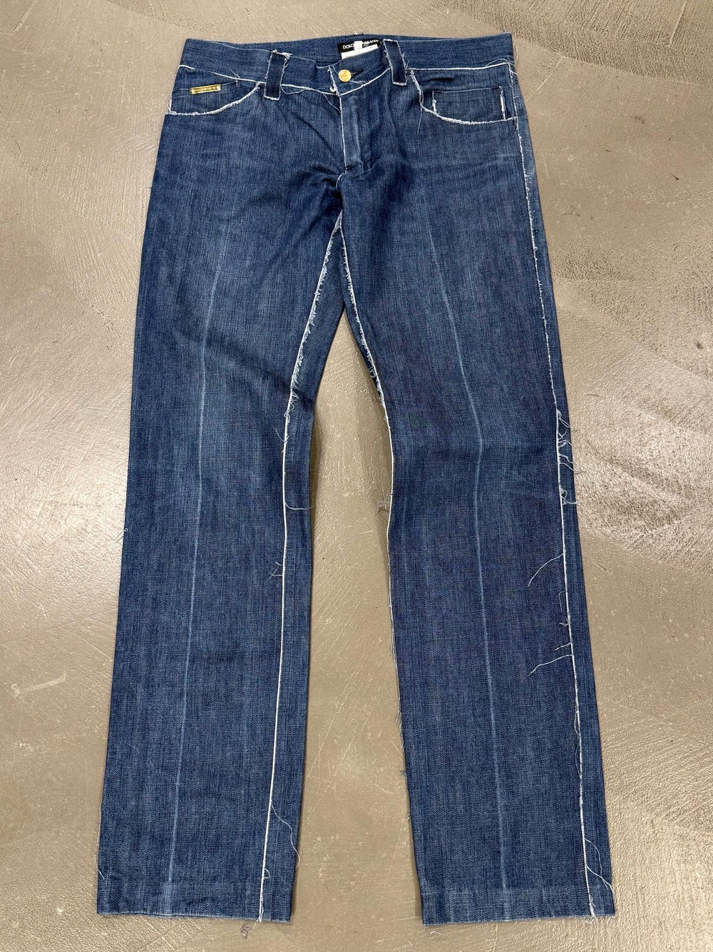 2000s Dolce & Gabbana distressed jeans