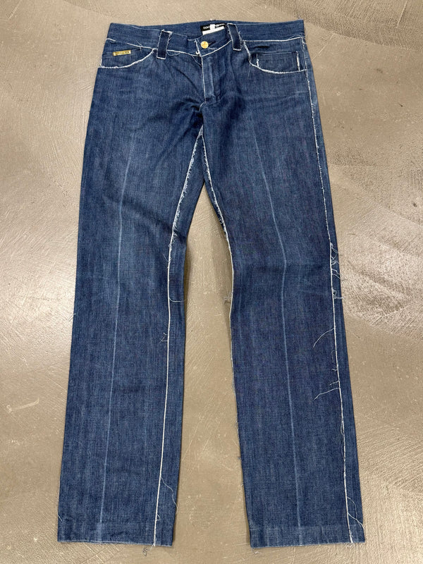2000s Dolce & Gabbana distressed jeans