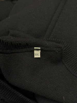 A/W2005 Dior by Hedi Slimane distressed v-neck knit