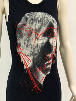 S/S2005 Ann Demeulemeester graphic tank top